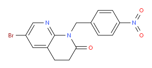 6-bromo-1-(4-nitrobenzyl)-3,4-dihydro-1,8-naphthyridin-2(1H)-one