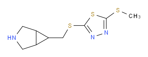2-((3-azabicyclo[3.1.0]hexan-6-ylmethyl)thio)-5-(methylthio)-1,3,4-thiadiazole