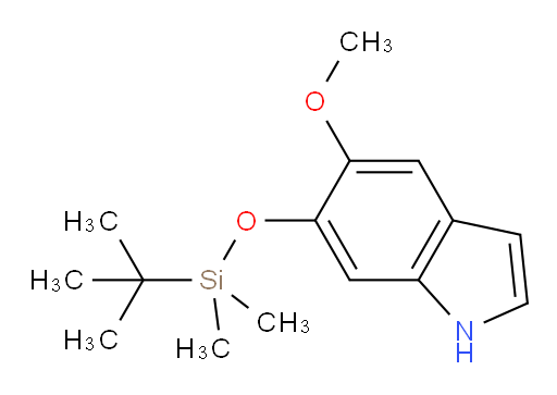 6-((tert-butyldimethylsilyl)oxy)-5-methoxy-1H-indole