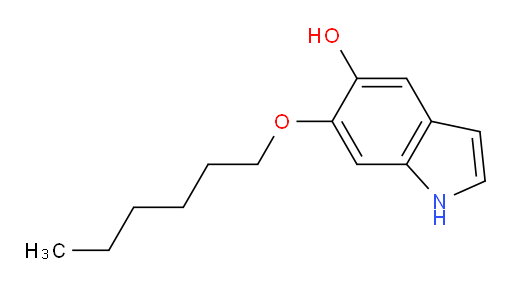 6-(hexyloxy)-1H-indol-5-ol