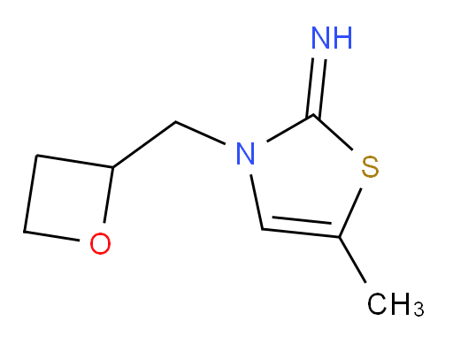 5-methyl-3-(oxetan-2-ylmethyl)thiazol-2(3H)-imine