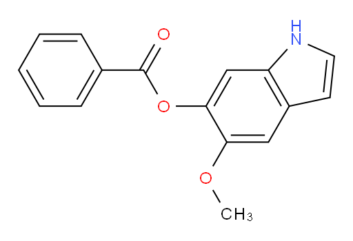 5-methoxy-1H-indol-6-yl benzoate