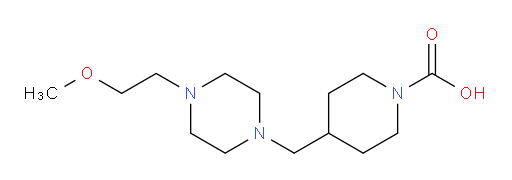 4-((4-(2-methoxyethyl)piperazin-1-yl)methyl)piperidine-1-carboxylic acid