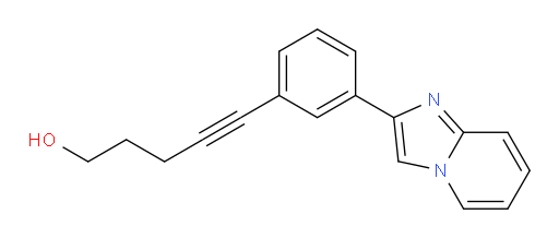 5-(3-(imidazo[1,2-a]pyridin-2-yl)phenyl)pent-4-yn-1-ol