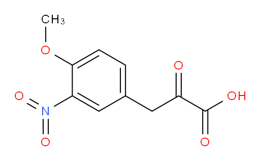3-(4-methoxy-3-nitrophenyl)-2-oxopropanoic acid