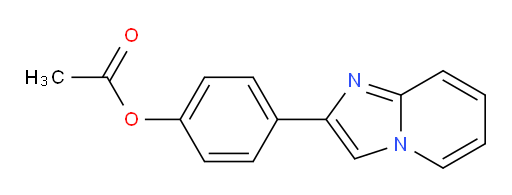 4-(imidazo[1,2-a]pyridin-2-yl)phenyl acetate