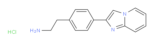 2-(4-(imidazo[1,2-a]pyridin-2-yl)phenyl)ethanamine hydrochloride