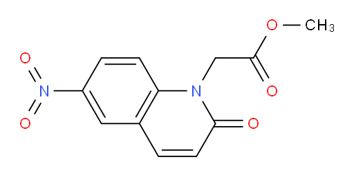 methyl 2-(6-nitro-2-oxoquinolin-1(2H)-yl)acetate