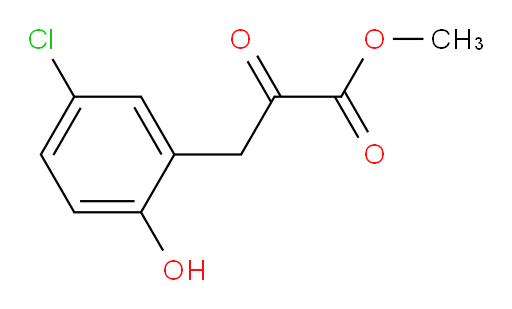 methyl 3-(5-chloro-2-hydroxyphenyl)-2-oxopropanoate