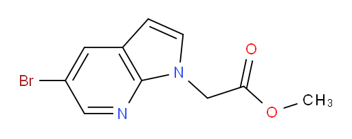 methyl 2-(5-bromo-1H-pyrrolo[2,3-b]pyridin-1-yl)acetate