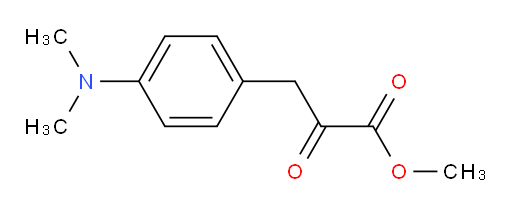 methyl 3-(4-(dimethylamino)phenyl)-2-oxopropanoate