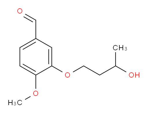 3-(3-hydroxybutoxy)-4-methoxybenzaldehyde