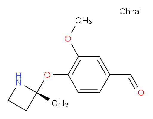 (R)-3-methoxy-4-((2-methylazetidin-2-yl)oxy)benzaldehyde