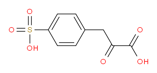 2-oxo-3-(4-sulfophenyl)propanoic acid