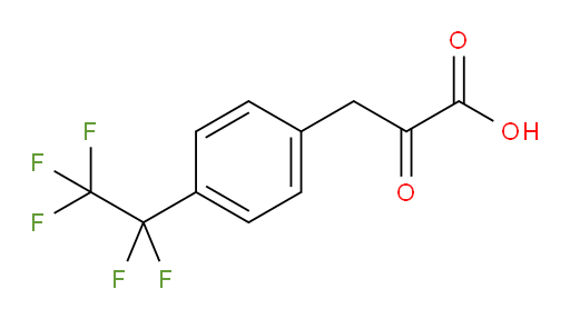 2-oxo-3-(4-(perfluoroethyl)phenyl)propanoic acid