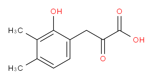 3-(2-hydroxy-3,4-dimethylphenyl)-2-oxopropanoic acid