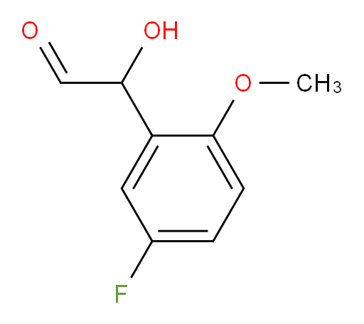 2-(5-fluoro-2-methoxyphenyl)-2-hydroxyacetaldehyde