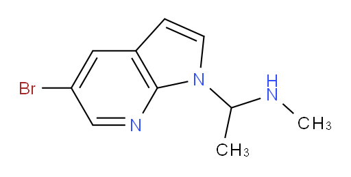 1-(5-bromo-1H-pyrrolo[2,3-b]pyridin-1-yl)-N-methylethanamine