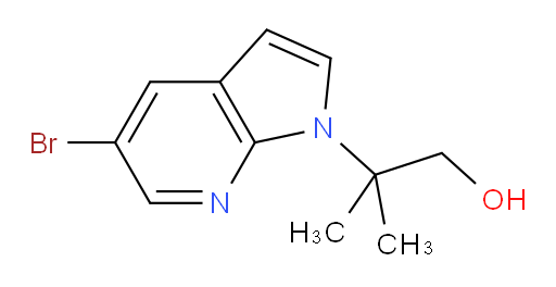 2-(5-bromo-1H-pyrrolo[2,3-b]pyridin-1-yl)-2-methylpropan-1-ol