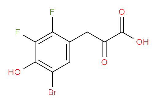 3-(5-bromo-2,3-difluoro-4-hydroxyphenyl)-2-oxopropanoic acid