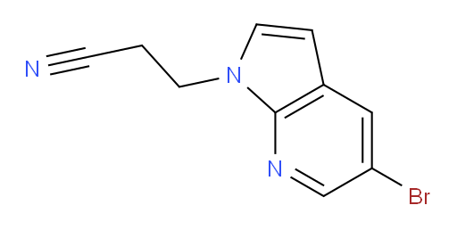 3-(5-bromo-1H-pyrrolo[2,3-b]pyridin-1-yl)propanenitrile