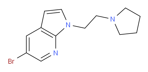 5-bromo-1-(2-(pyrrolidin-1-yl)ethyl)-1H-pyrrolo[2,3-b]pyridine