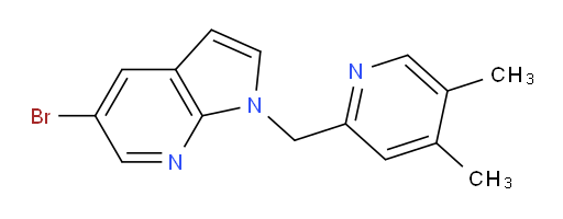 5-bromo-1-((4,5-dimethylpyridin-2-yl)methyl)-1H-pyrrolo[2,3-b]pyridine