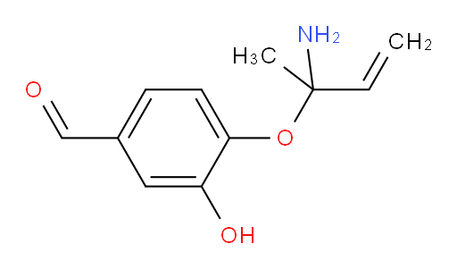 4-((2-aminobut-3-en-2-yl)oxy)-3-hydroxybenzaldehyde