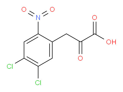 3-(4,5-dichloro-2-nitrophenyl)-2-oxopropanoic acid