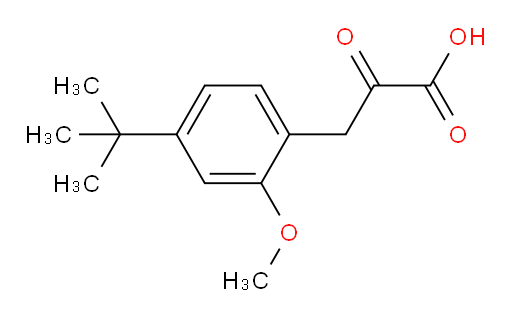3-(4-(tert-butyl)-2-methoxyphenyl)-2-oxopropanoic acid