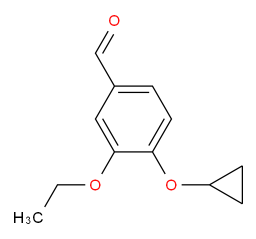 4-cyclopropoxy-3-ethoxybenzaldehyde