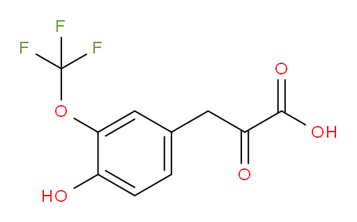 3-(4-hydroxy-3-(trifluoromethoxy)phenyl)-2-oxopropanoic acid