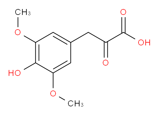 3-(4-hydroxy-3,5-dimethoxyphenyl)-2-oxopropanoic acid