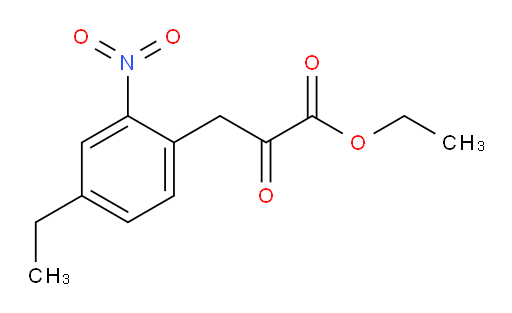 ethyl 3-(4-ethyl-2-nitrophenyl)-2-oxopropanoate