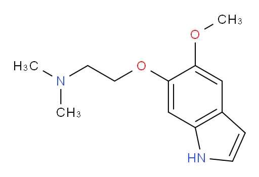 2-((5-methoxy-1H-indol-6-yl)oxy)-N,N-dimethylethanamine