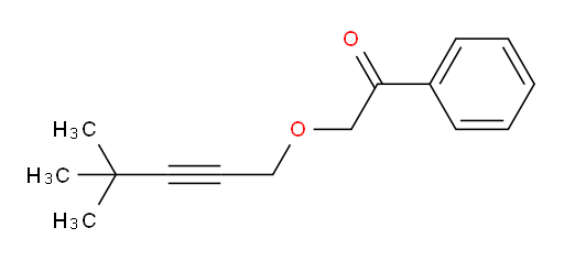 2-((4,4-dimethylpent-2-yn-1-yl)oxy)-1-phenylethanone