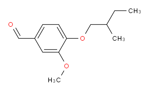 3-methoxy-4-(2-methylbutoxy)benzaldehyde