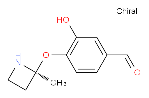 (S)-3-hydroxy-4-((2-methylazetidin-2-yl)oxy)benzaldehyde