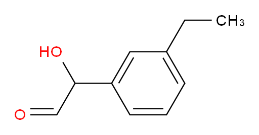 2-(3-ethylphenyl)-2-hydroxyacetaldehyde