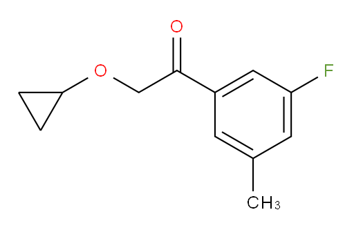 2-cyclopropoxy-1-(3-fluoro-5-methylphenyl)ethanone