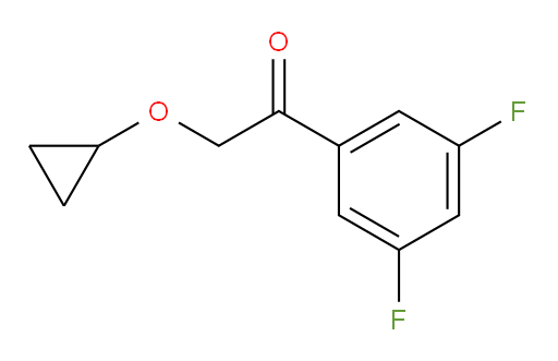 2-cyclopropoxy-1-(3,5-difluorophenyl)ethanone