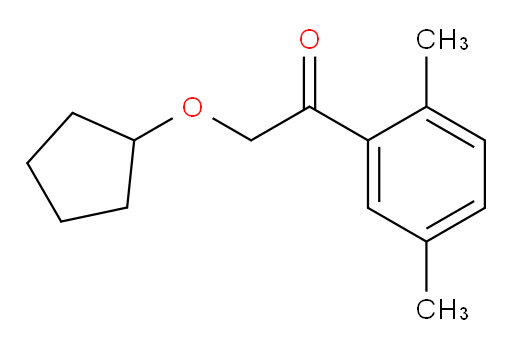 2-(cyclopentyloxy)-1-(2,5-dimethylphenyl)ethanone