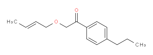 (E)-2-(but-2-en-1-yloxy)-1-(4-propylphenyl)ethanone