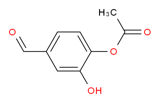 4-formyl-2-hydroxyphenyl acetate