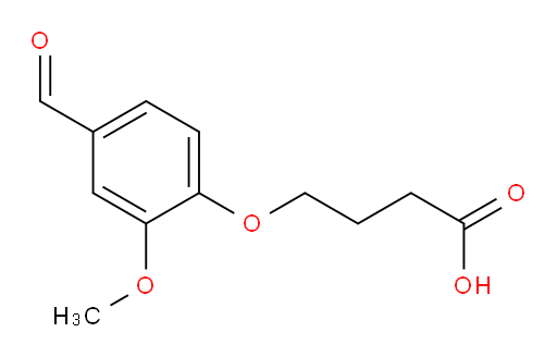 4-(4-formyl-2-methoxyphenoxy)butanoic acid