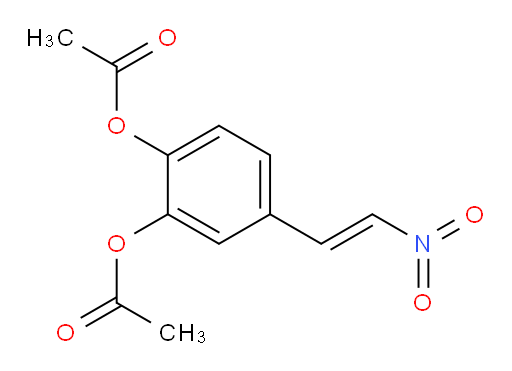 (E)-4-(2-nitrovinyl)-1,2-phenylene diacetate