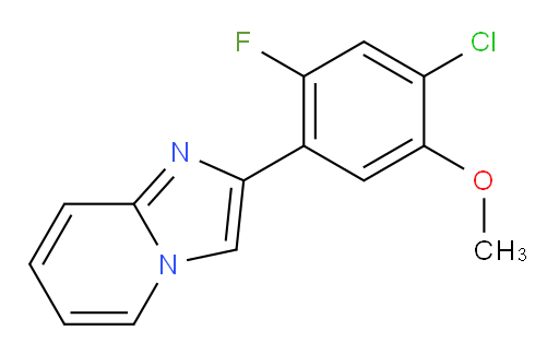 2-(4-chloro-2-fluoro-5-methoxyphenyl)imidazo[1,2-a]pyridine