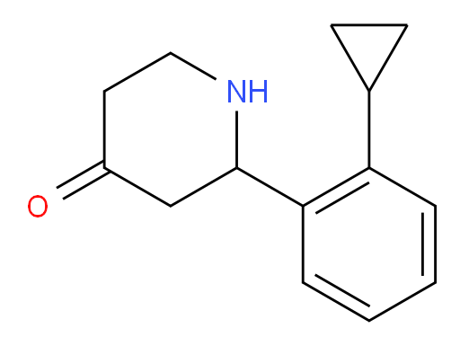 2-(2-cyclopropylphenyl)piperidin-4-one