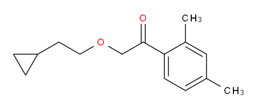 2-(2-cyclopropylethoxy)-1-(2,4-dimethylphenyl)ethanone