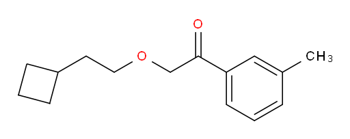 2-(2-cyclobutylethoxy)-1-(m-tolyl)ethanone